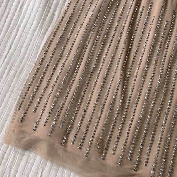 Beaded Dress Nude - Picture 2 of 6